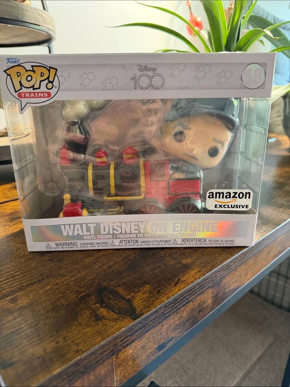 Funko Pop! Walt Disney on Engine - Red, Black, Gold